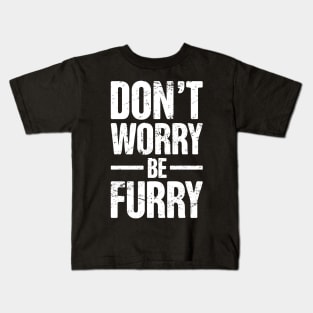 Funny Anthro Furry Fandom Fursuit Con Gift Kids T-Shirt